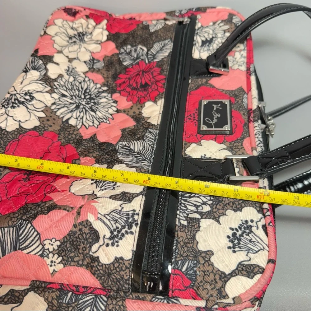 Vera Bradley Weekender Multicolored Floral Quilted Laptop Travel Bag
